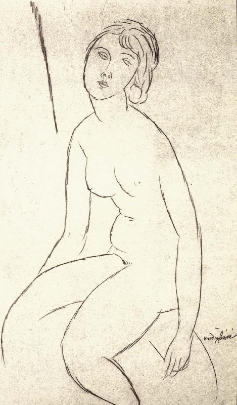 Amedeo Modigliani Seated Nude